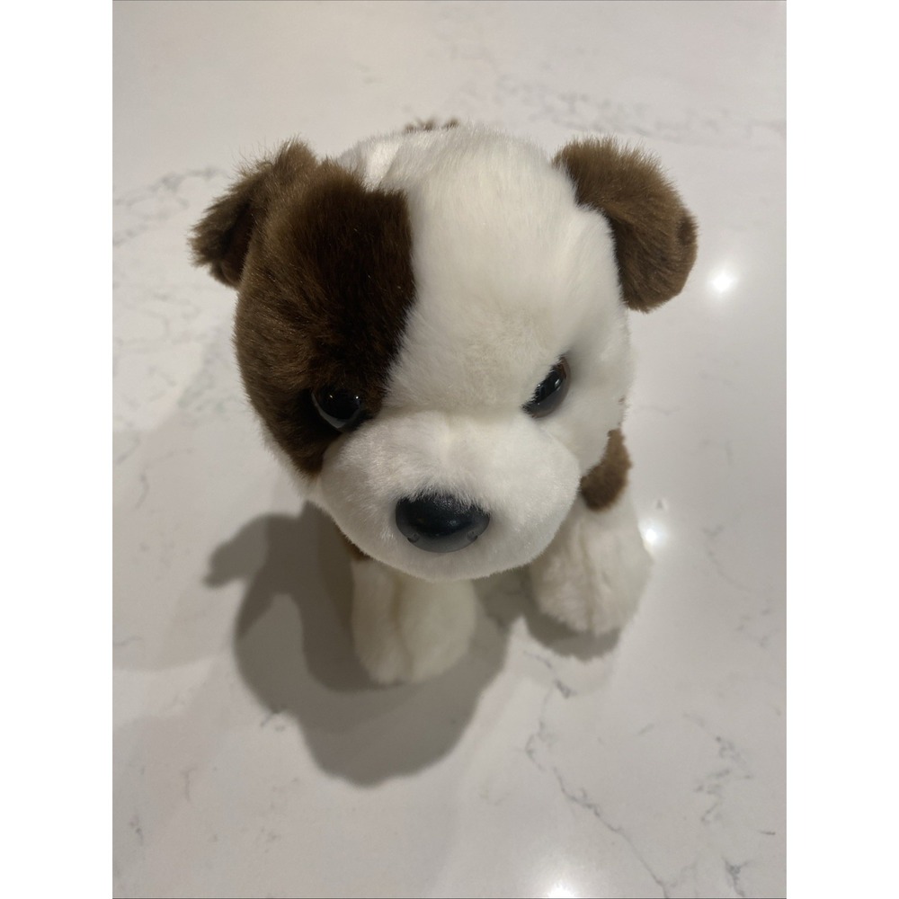 Douglas Clive Bulldog Plush Puppy Dog Stuffed Animal Brown White Soft EUC